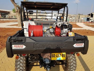 מערכת כיבוי מקצועית 6 כ"ס, 300 ל' דקה, מיכל נירוסטה יעודי